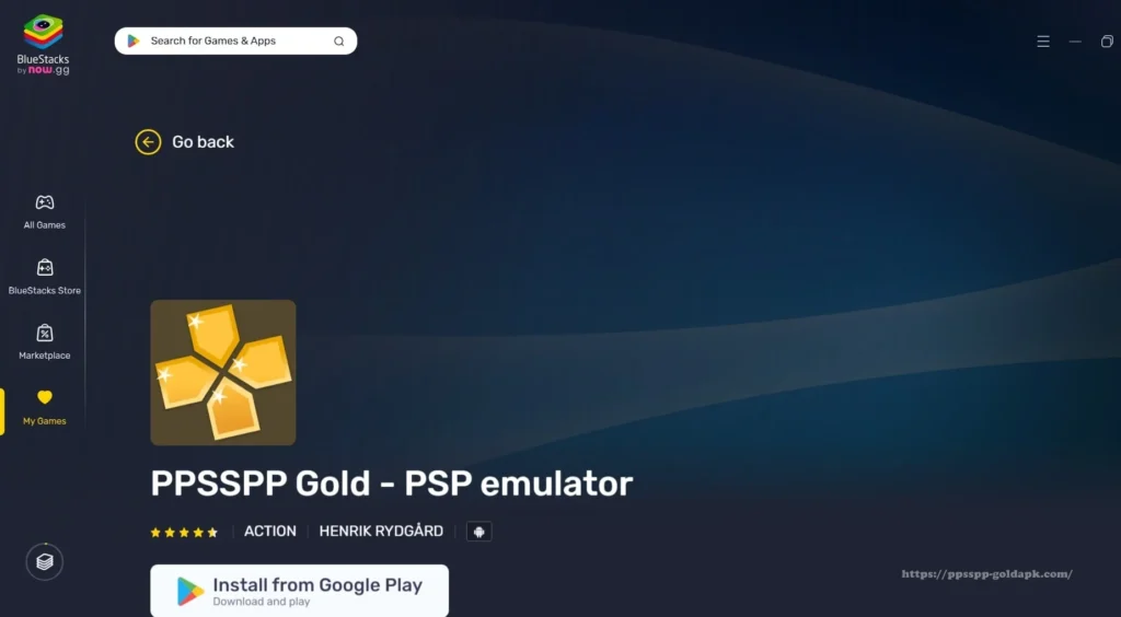 PPSSPP Gold APK For Pc